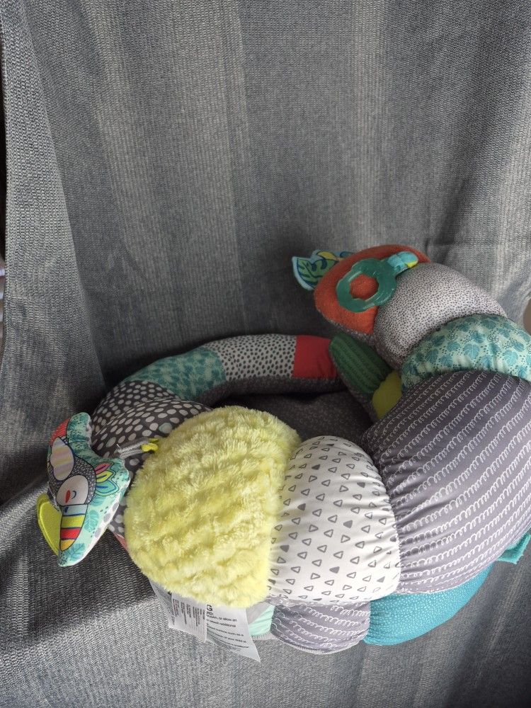 Caterpillar Infant 2-in-1 Tummy Time Seated Support Pillow