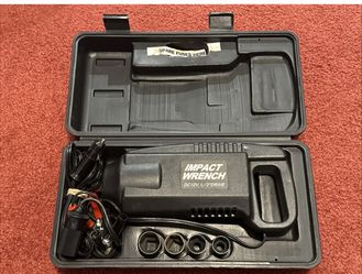 IMPACT WRENCH DC12V, 1/2 DRIVE TWSTED WORKING WITH CASE