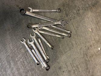 Craftsmen open and boxed end wrenches