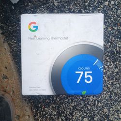 Google Nest Learning Thermostat 