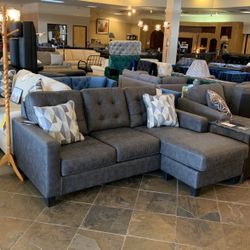 Grey Queen Sofa Chaise Sleeper