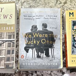 Wonderful Books! "We Were the Lucky Ones" + "Sunday Jews" + "MAZEL"