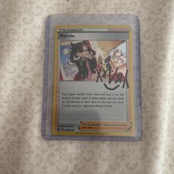 Marnie Promo Card Signed