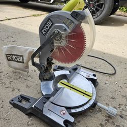 10" Ryobi Compound Miter Saw, w Laser Indicator