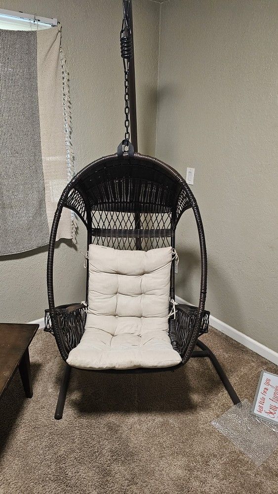 Swinging Chair With Stand Cocoon Egg Chair
