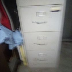 Four Drawer Metal File Cabinet