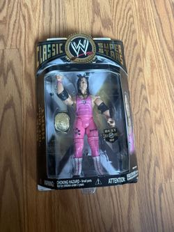 Bret Hart WWE WWF Classic Superstars Jakks Wrestling Figure Best Of Series New!!
