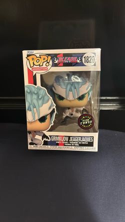 NIB Funko Pop! Vinyl: Bleach - Grimmjow Jeagerjaque (Chase) (Glow) #1820 Damaged Box