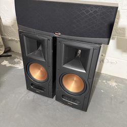Klipsch reference speakers and center channel