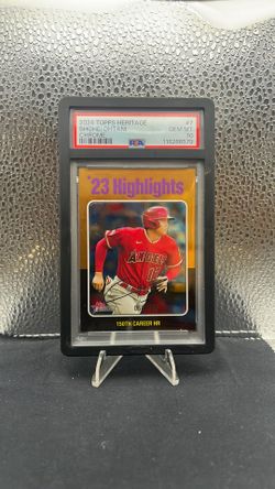 2024 Topps Heritage Chrome Shohei Ohtani #/699 PSA 10