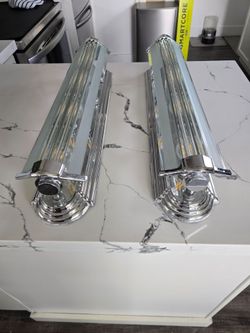 2 Art Deco Style Wall Sconces.