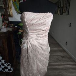 Strapless dress