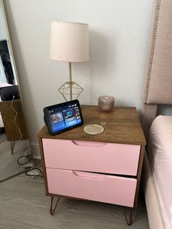 Pink nightstands (2)