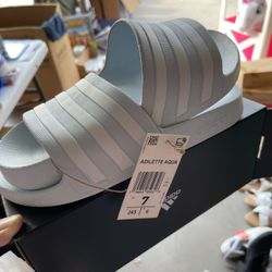 Brand New Adidas Slides Sz :7, Sz 5 