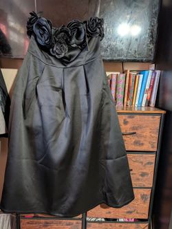 Black Strap Dress Size M