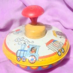 Vintage Child's Toy Spinning Top