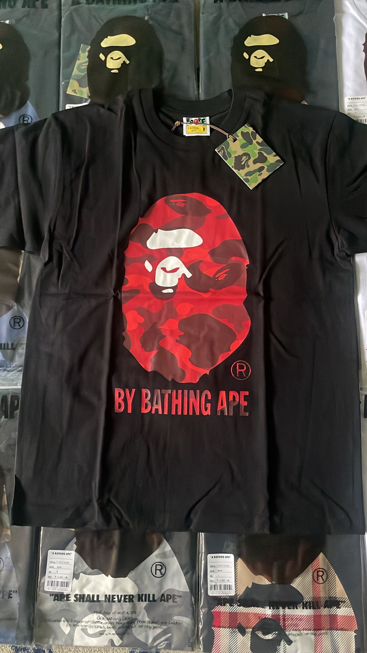 BAPE Red Camo By Bathing Ape Tee