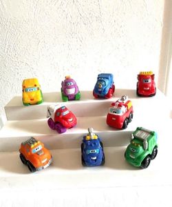 Hasbro Tonka Lil' Chuck & Friends Wheel Pals Lot of 9 Vehicles