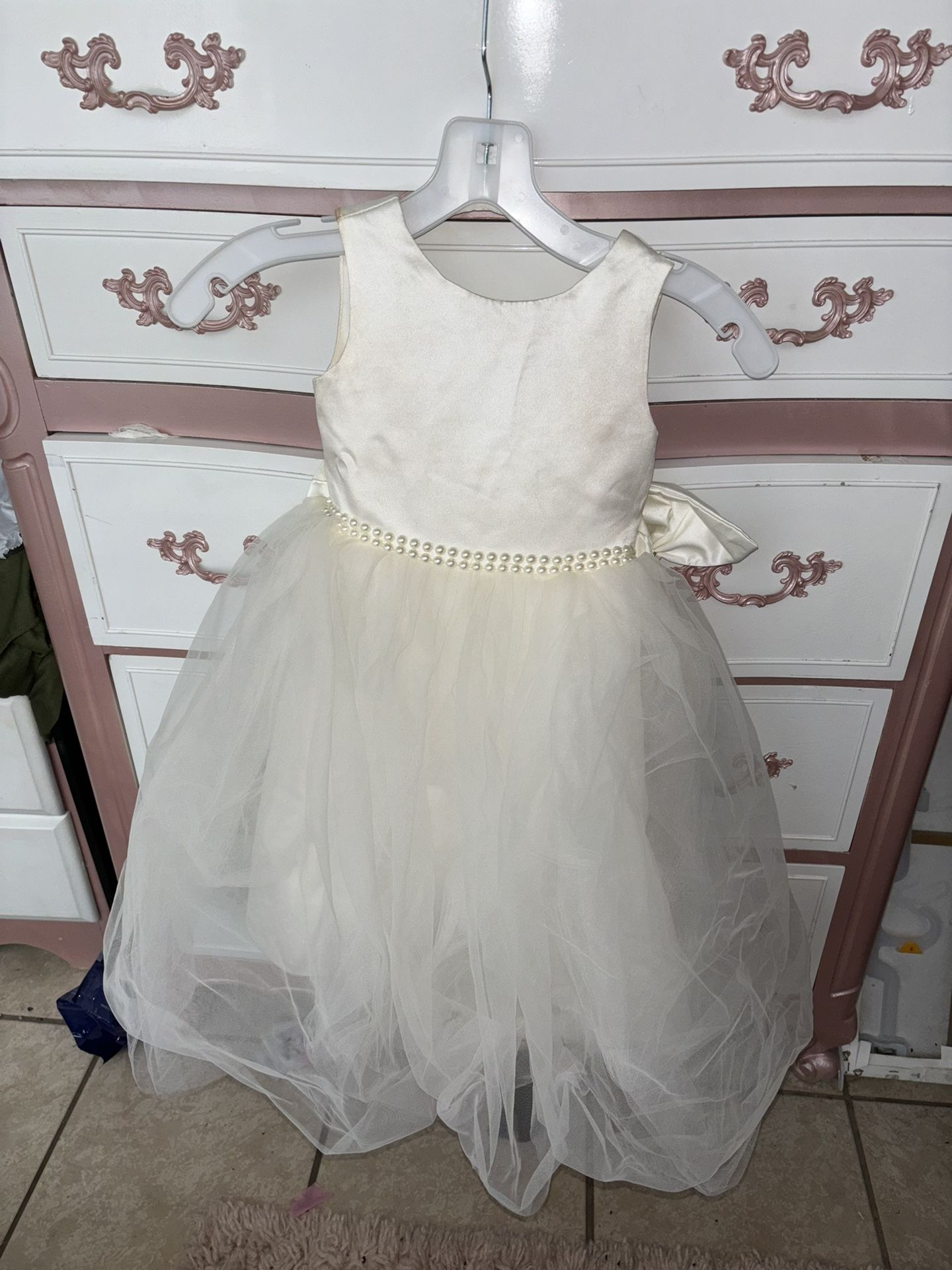 3T Flower girl dress Ivory