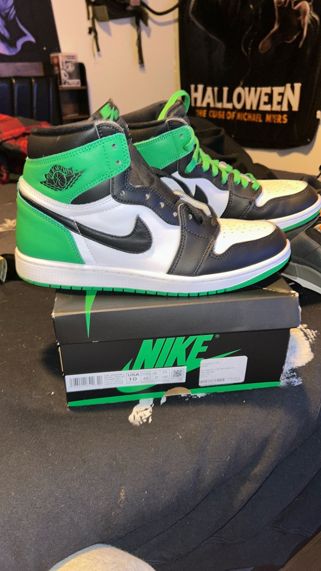 Air Jordan 1 Hi OG Lucky Green