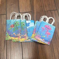 Under The Sea Themed Birthday Party Gift Bags