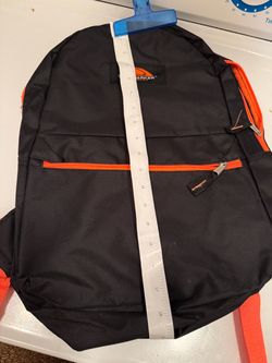 Black and Orange Backpack