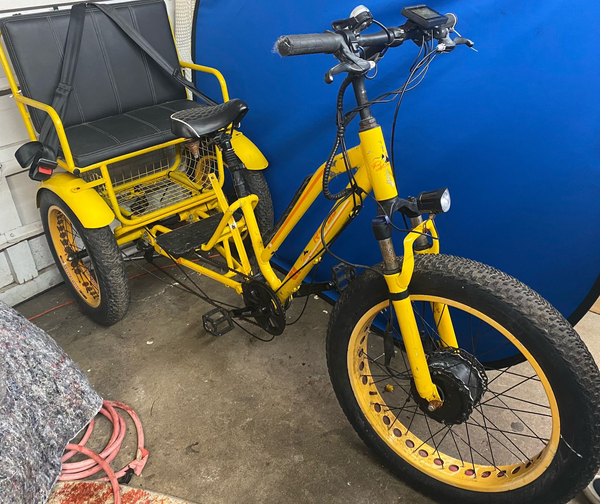 R750Z 750W RICKSHAW HEAVY DUTY ELECTRIC FAT TIRE TRICYCLE WITH REAR SEAT for Sale in Edgewood