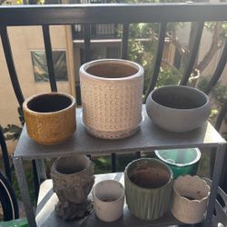 Various Plant Pots