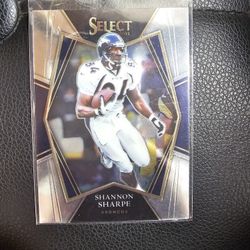 SHANNON SHARPE BRONCOS SELECT PANINI NFL SPORTS CARD!