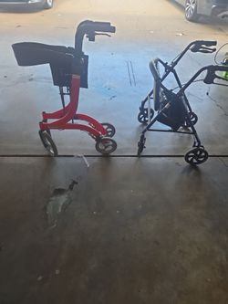 Nitro Rollator Walker and Standard Rollator – Set of 2