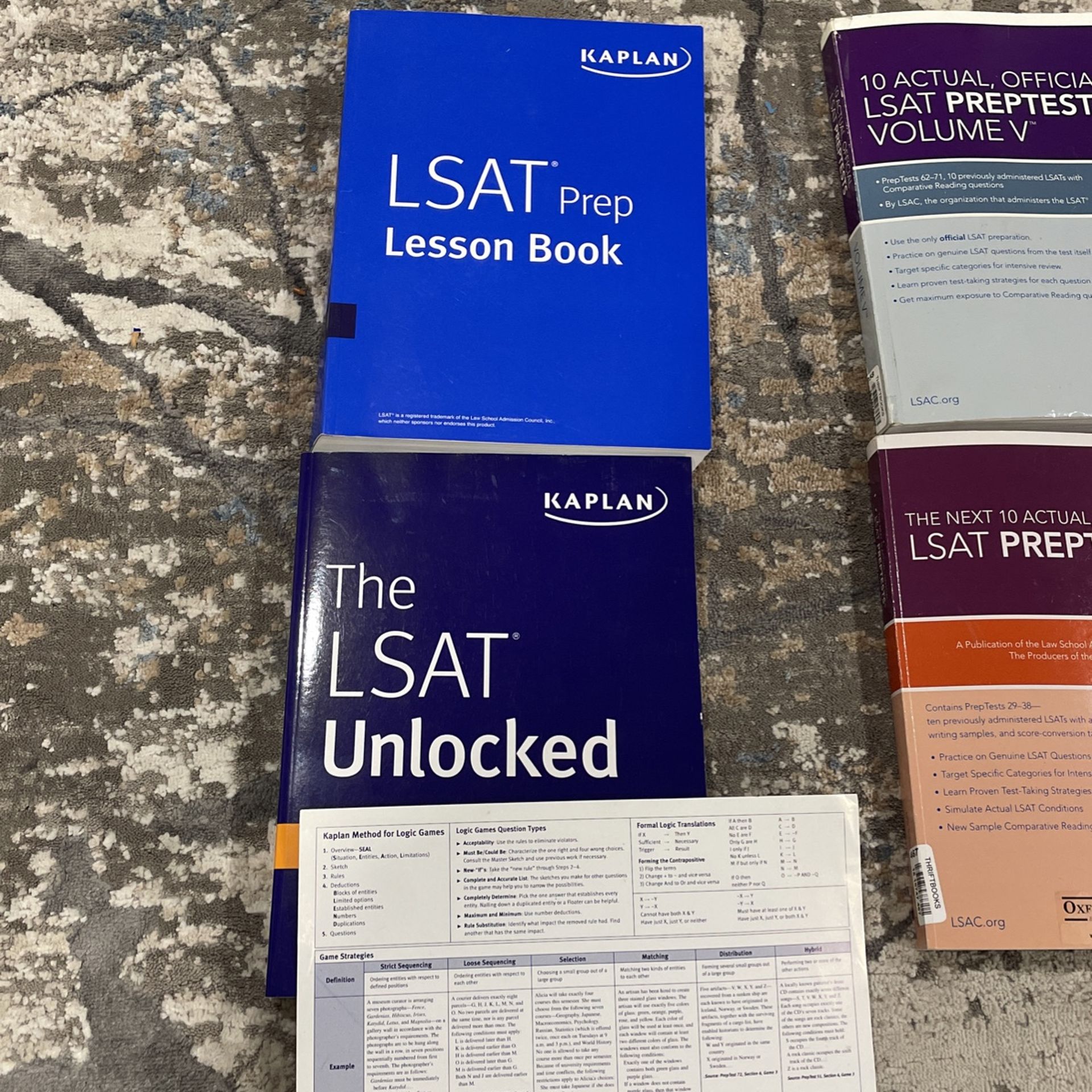 2020 LSAT Prep Books - KAPLAN and PowerScore