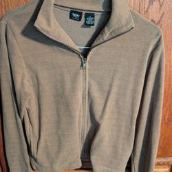 Light Brown Women's Jacket With 2 Pockets Medium