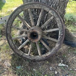 36” Antique Wagon Wheel