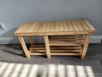 Shoe shelf (33"L x11"Dx18"H)