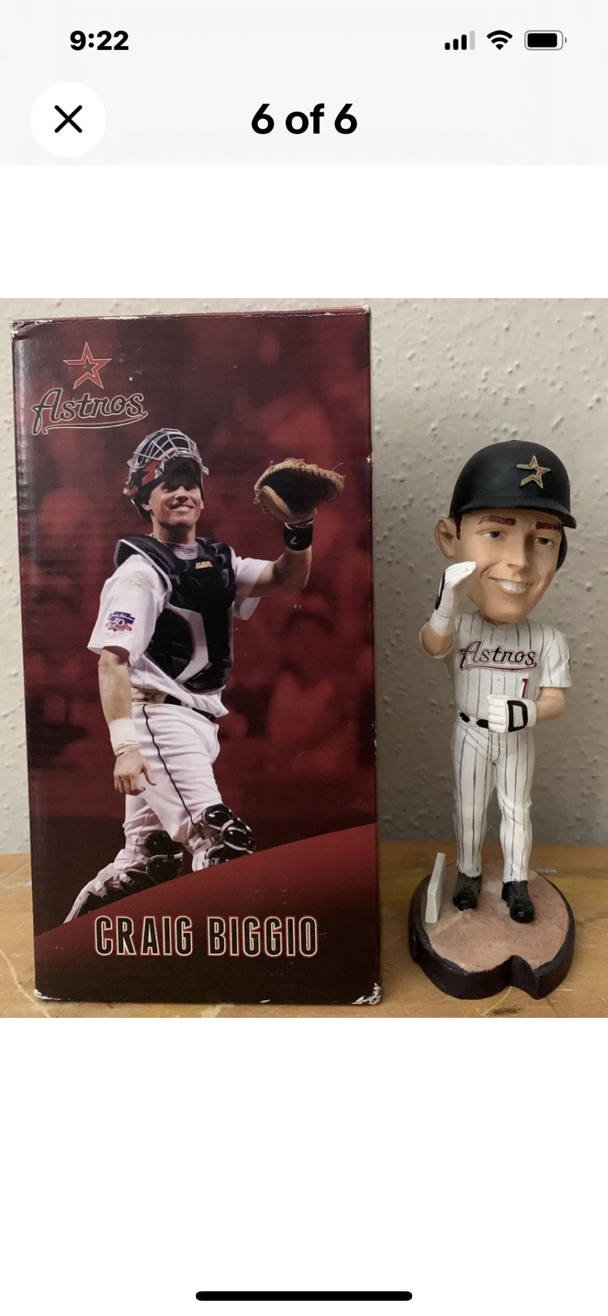 Houston Astros Craig Biggio Hall of Fame Bobblehead for Sale in Houston, TX  - OfferUp