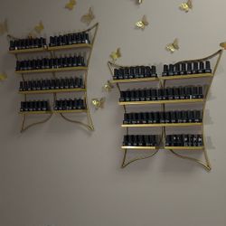 Wall nail polish storage 2