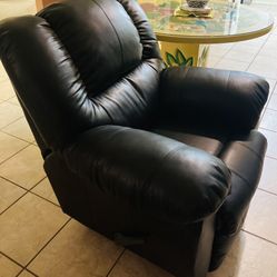 Black Leather Recliner