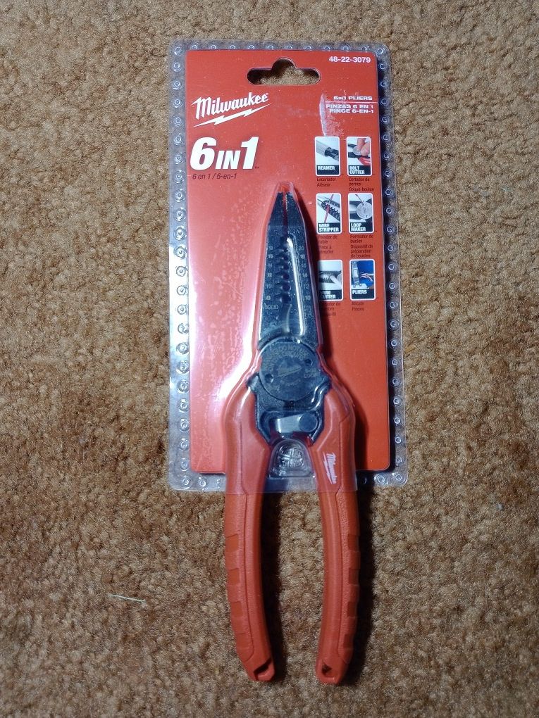 Milwaukee 6 In 1 Pliers *New*