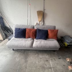 Grey Couch / Futon  FREE