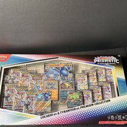 Pokemon Prismatic Lucario And Tyranitar Premium Collection