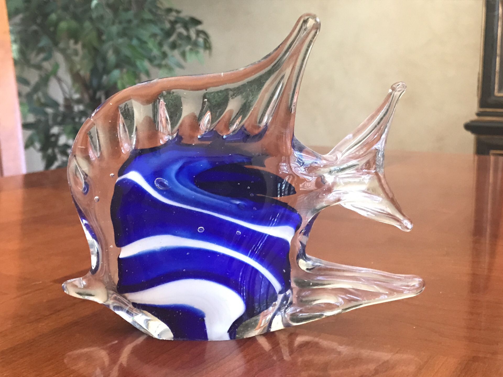 Art Glass Fish Paperweight Collectible