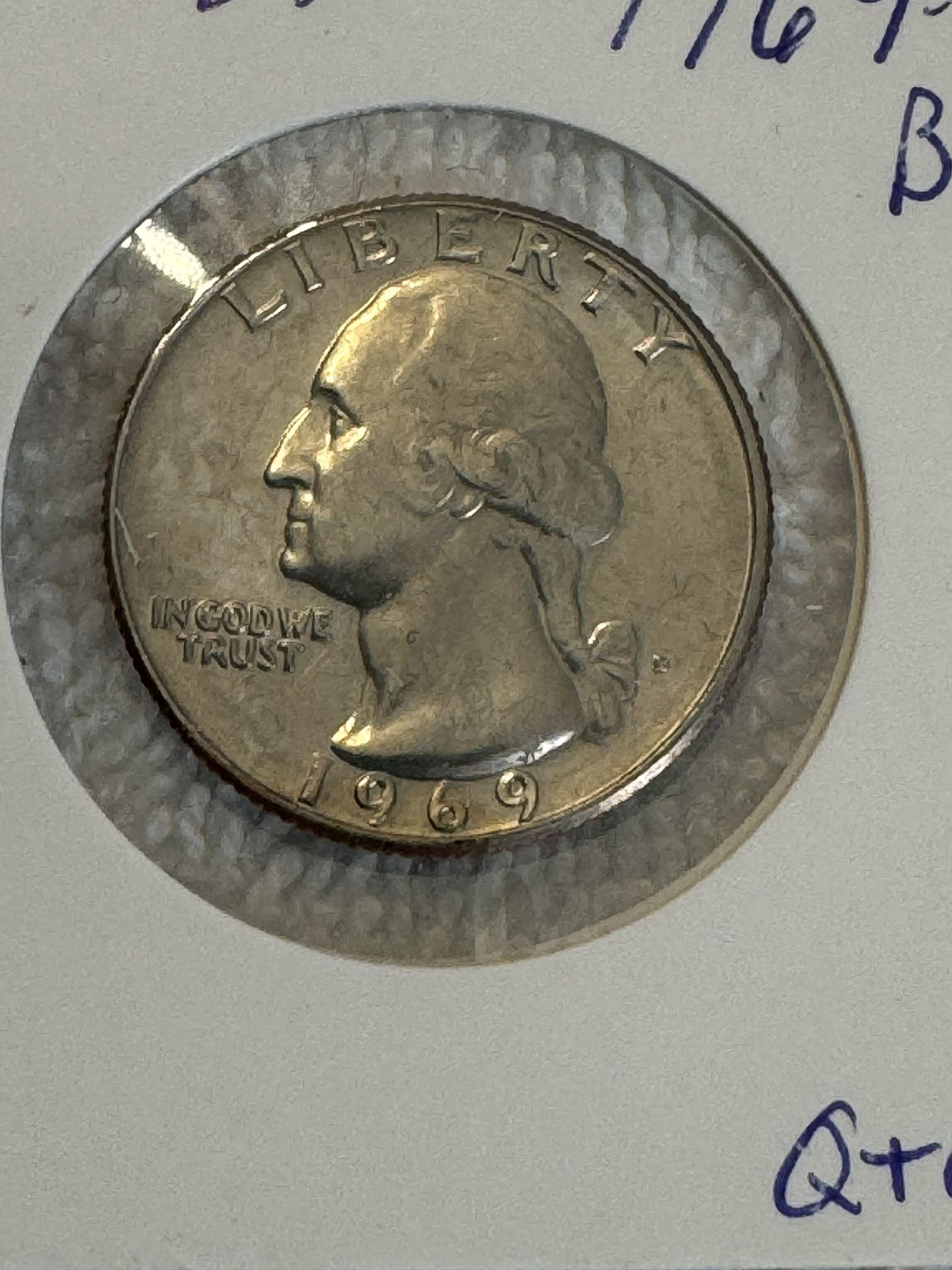 1969-D Washington Quarter #2 (BU)