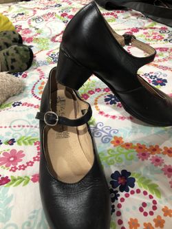 Flockorico leather shoes kids size 4 1/2