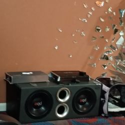 Speaker With 2 10 And Amps 