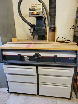 Craftsman Radial Arm Saw with Cabinet