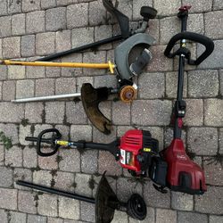 (2) 25cc Engine’s with Miscellaneous Lawn Tools 