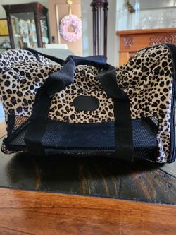 Pet Carrier For Small Animals On Rollers
