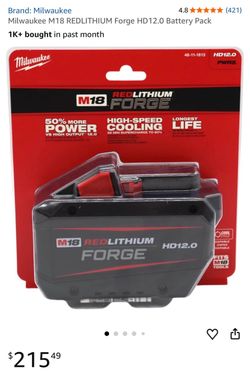New! Milwaukee M18 battery