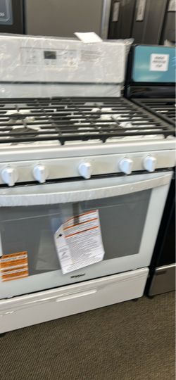 Whirlpool White Gas Range Stove