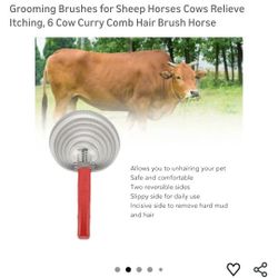 New Livestock Brush Comb